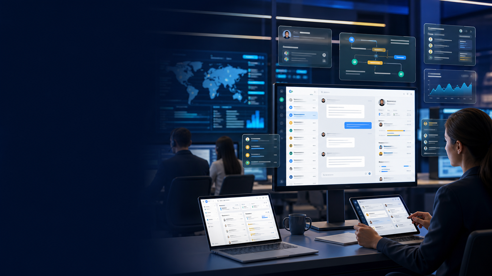 SynkRoot ChatPilot shared inbox, customer conversations and support workflow dashboard
